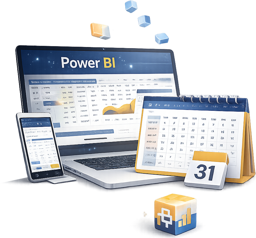 calendrier power bi
